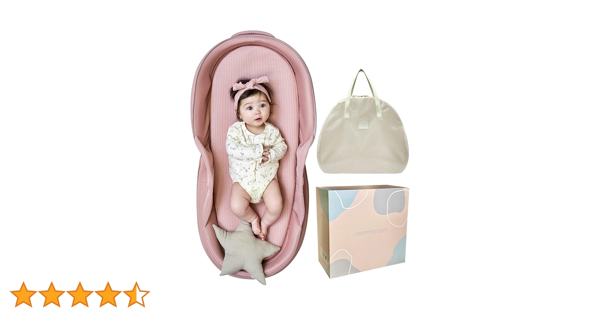 neomamaism ベビーベッド 収納バッグ付き ネオママイズム】 折りたたみ ベッドインベッド 持ち運び用